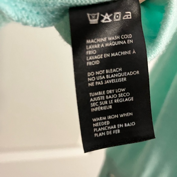 Mint Green Tie Cuff Pullover - Picture 6 of 12